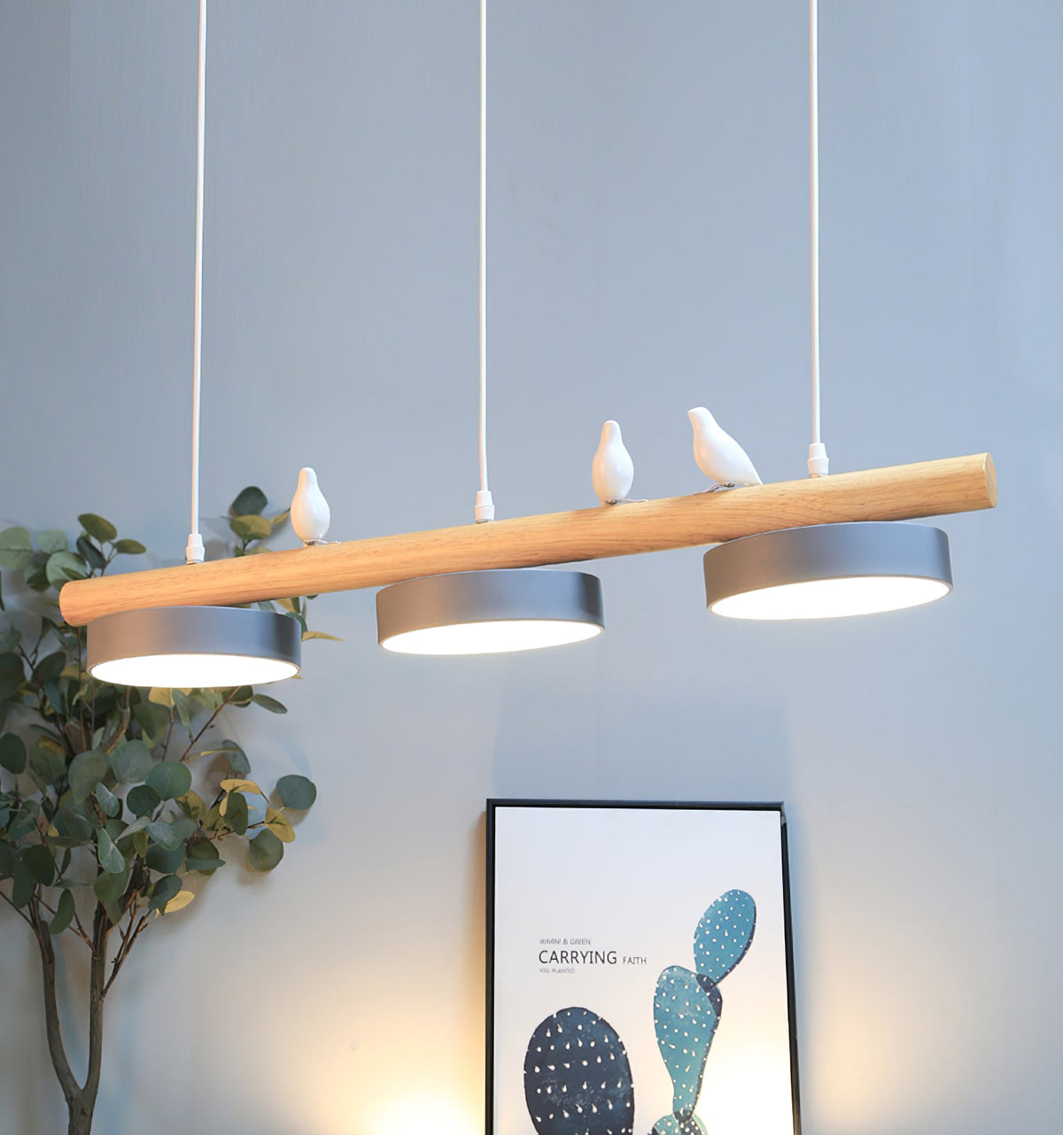 Kvist - Scandinavische Hanglamp met Vogeltjes