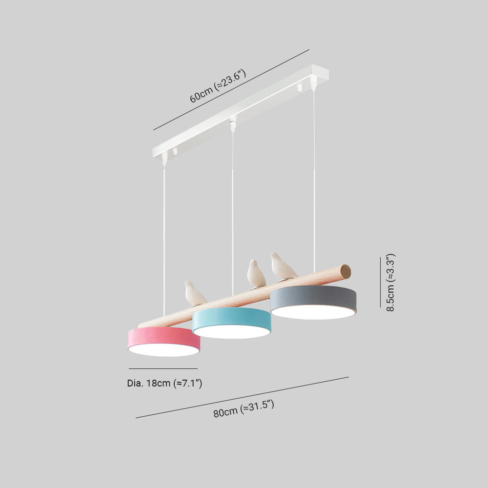 Kvist - Scandinavische Hanglamp met Vogeltjes