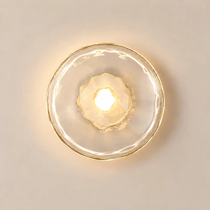 Lumi - Enkele Glazen Bol Wandlamp