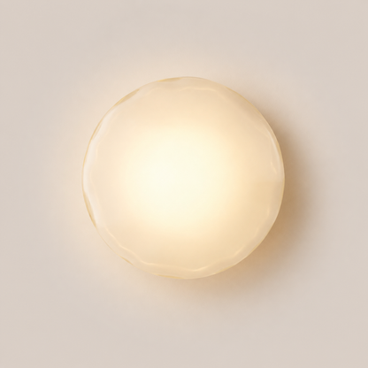 Lumi - Enkele Glazen Bol Wandlamp