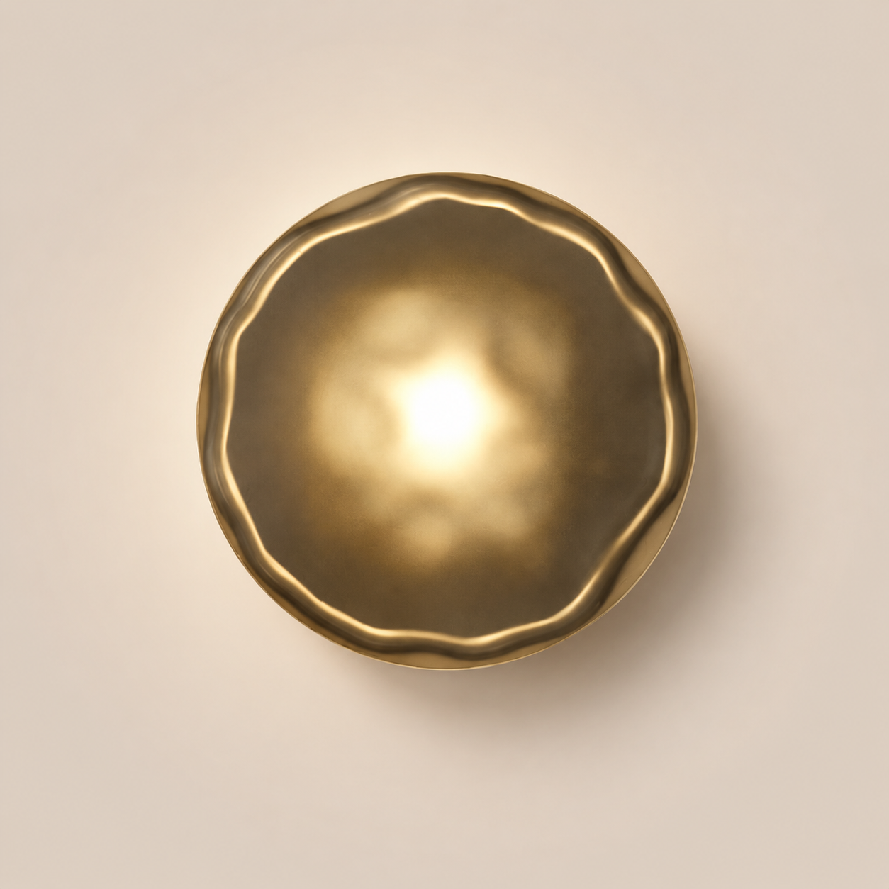 Lumi - Enkele Glazen Bol Wandlamp