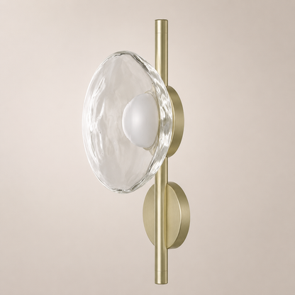 Lumi - Glazen Bol Wandlamp met Lange Arm