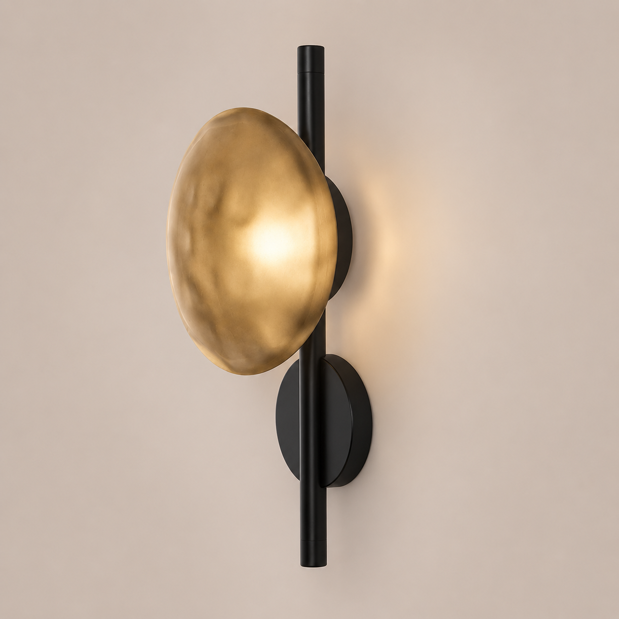 Lumi - Glazen Bol Wandlamp met Lange Arm