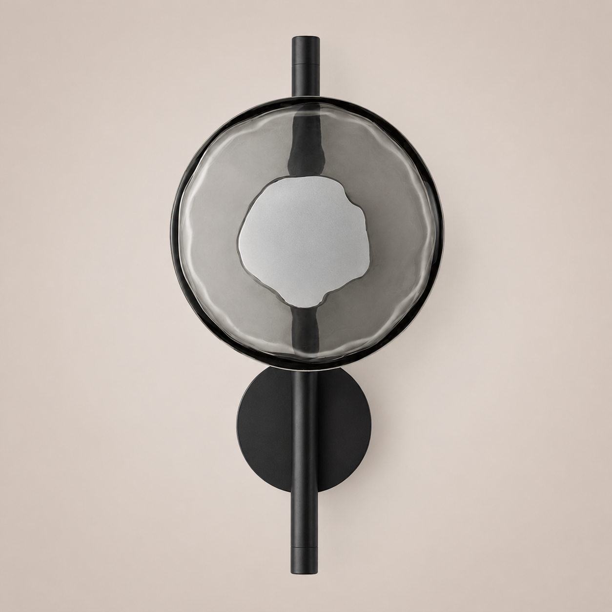 Lumi - Glazen Bol Wandlamp met Lange Arm