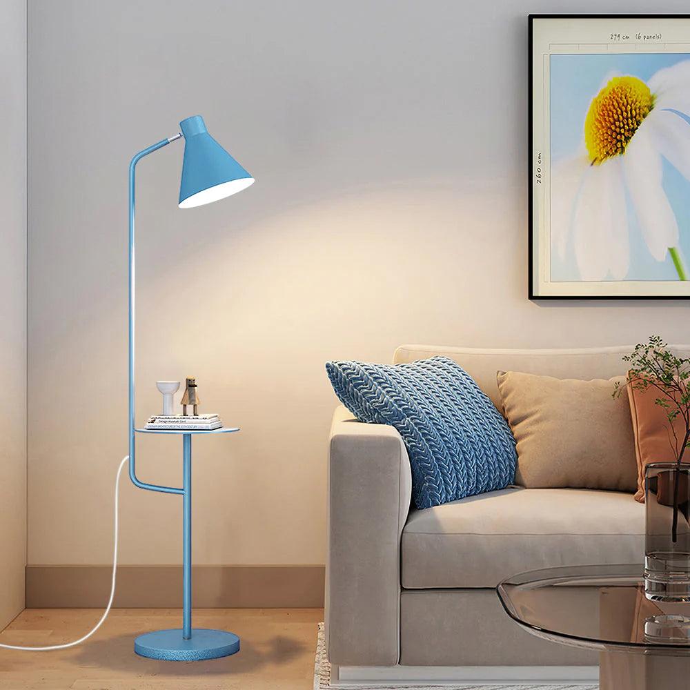 Dova - Vloerlamp met Bijzettafel