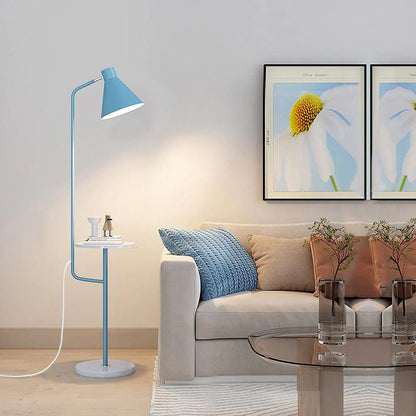 Dova - Vloerlamp met Bijzettafel