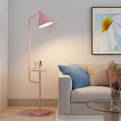 Dova - Vloerlamp met Bijzettafel