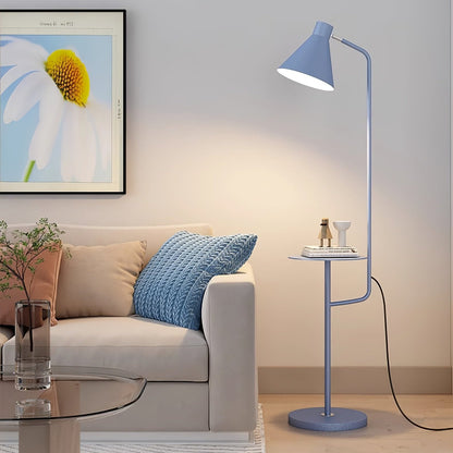 Dova - Vloerlamp met Bijzettafel