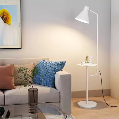 Dova - Vloerlamp met Bijzettafel