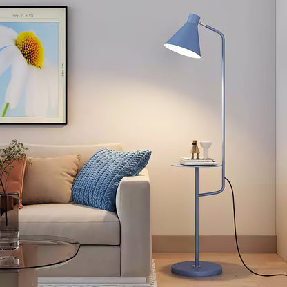Dova - Vloerlamp met Bijzettafel