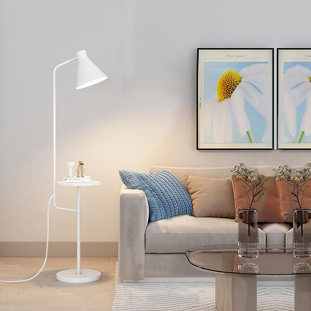 Dova - Vloerlamp met Bijzettafel