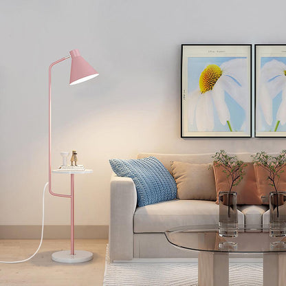 Dova - Vloerlamp met Bijzettafel