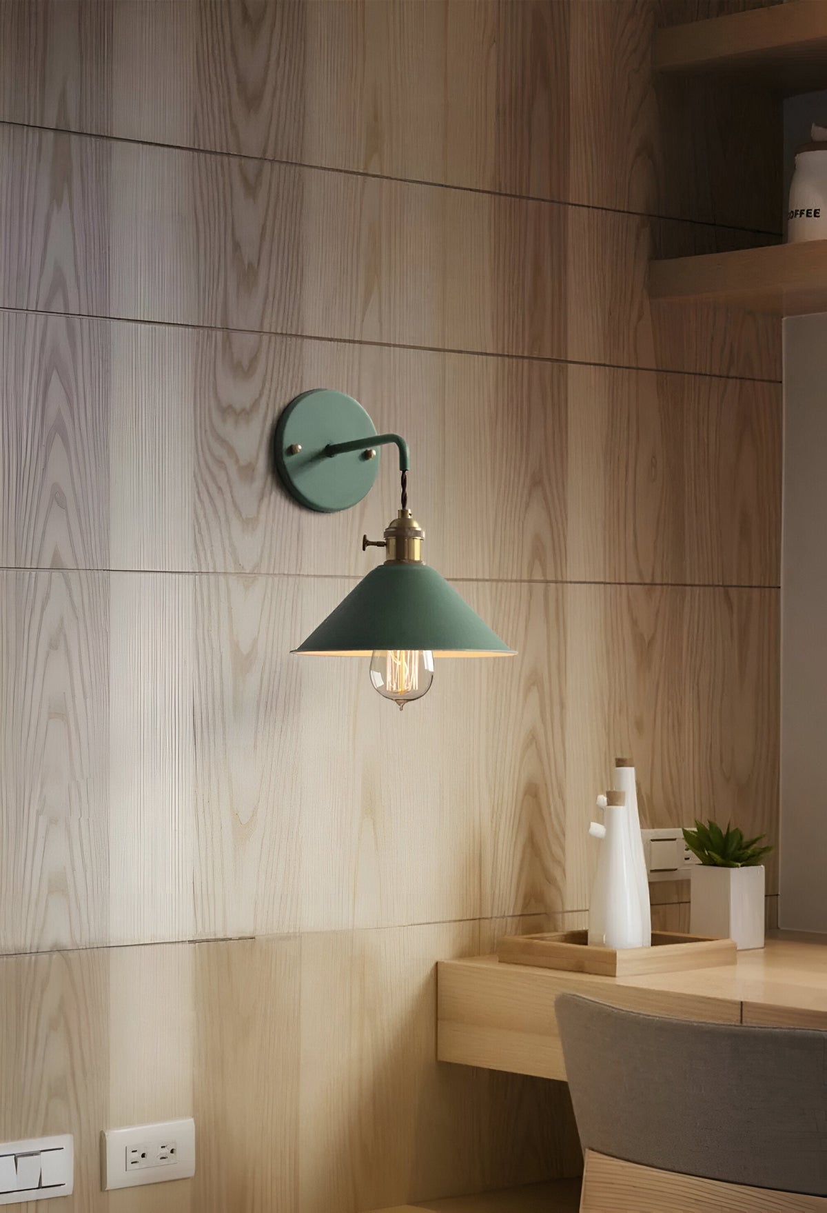 Malu - Retro Wandlamp Vintage Stijl