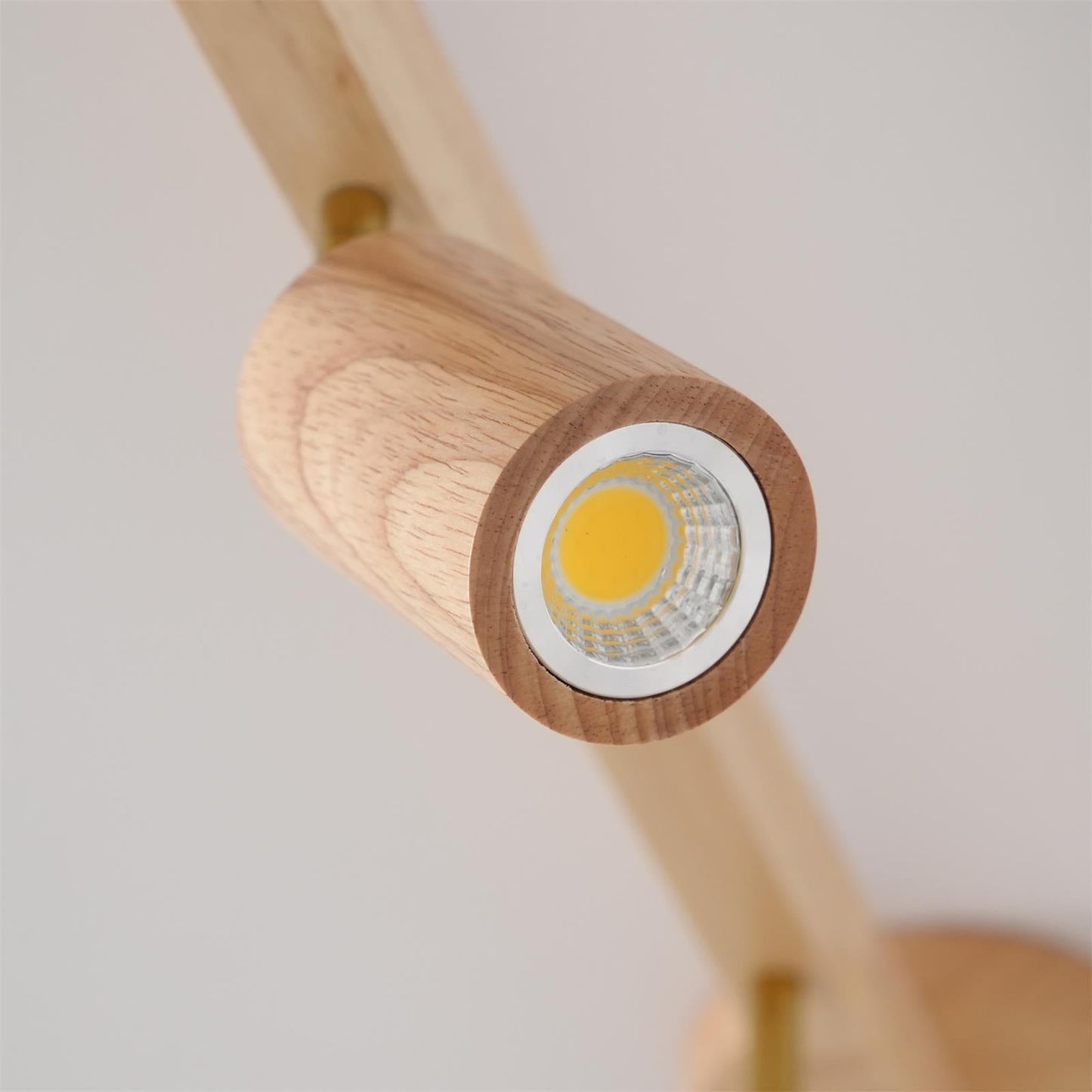 Orya - Houten Plafondlamp met Verstelbare Spots