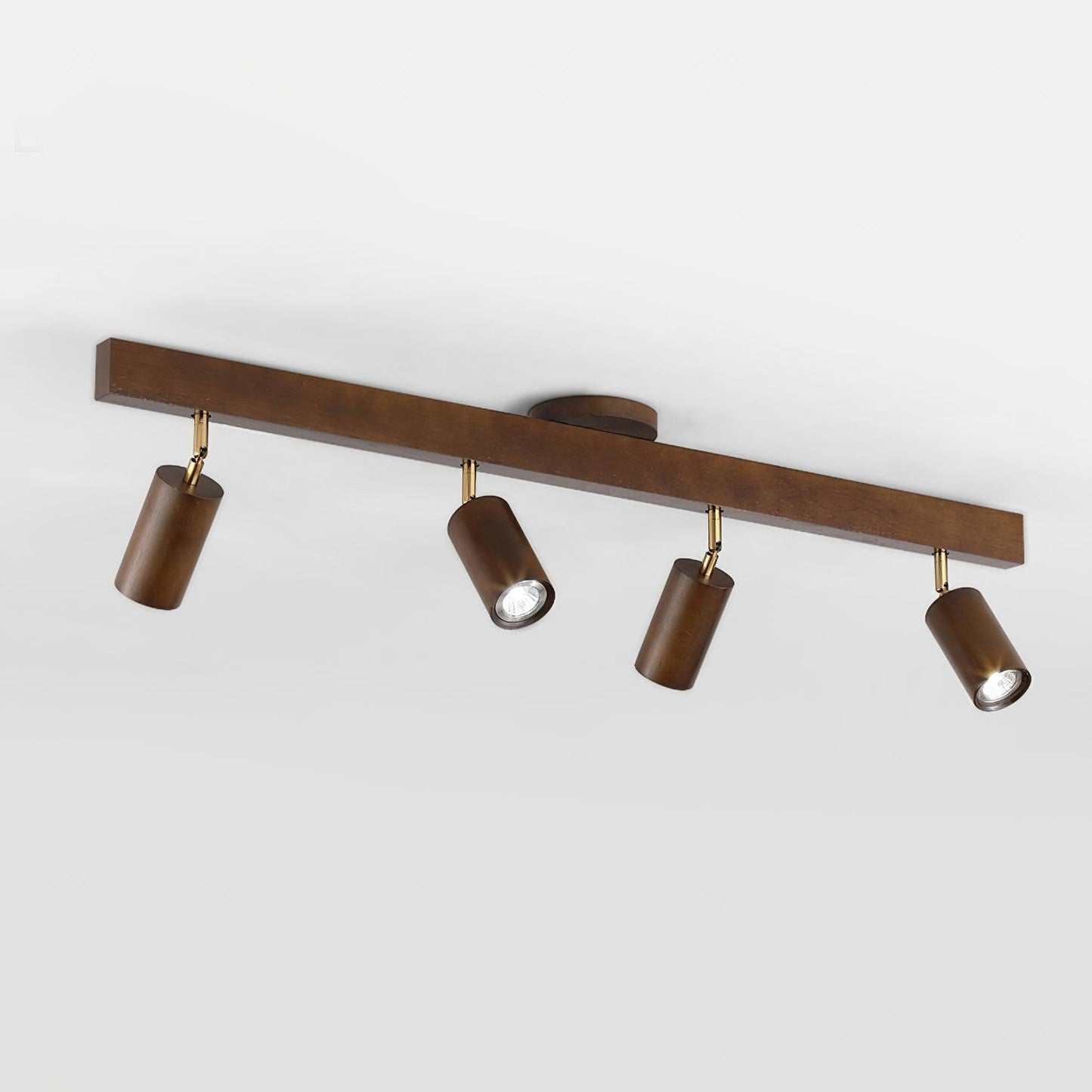 Orya - Houten Plafondlamp met Verstelbare Spots