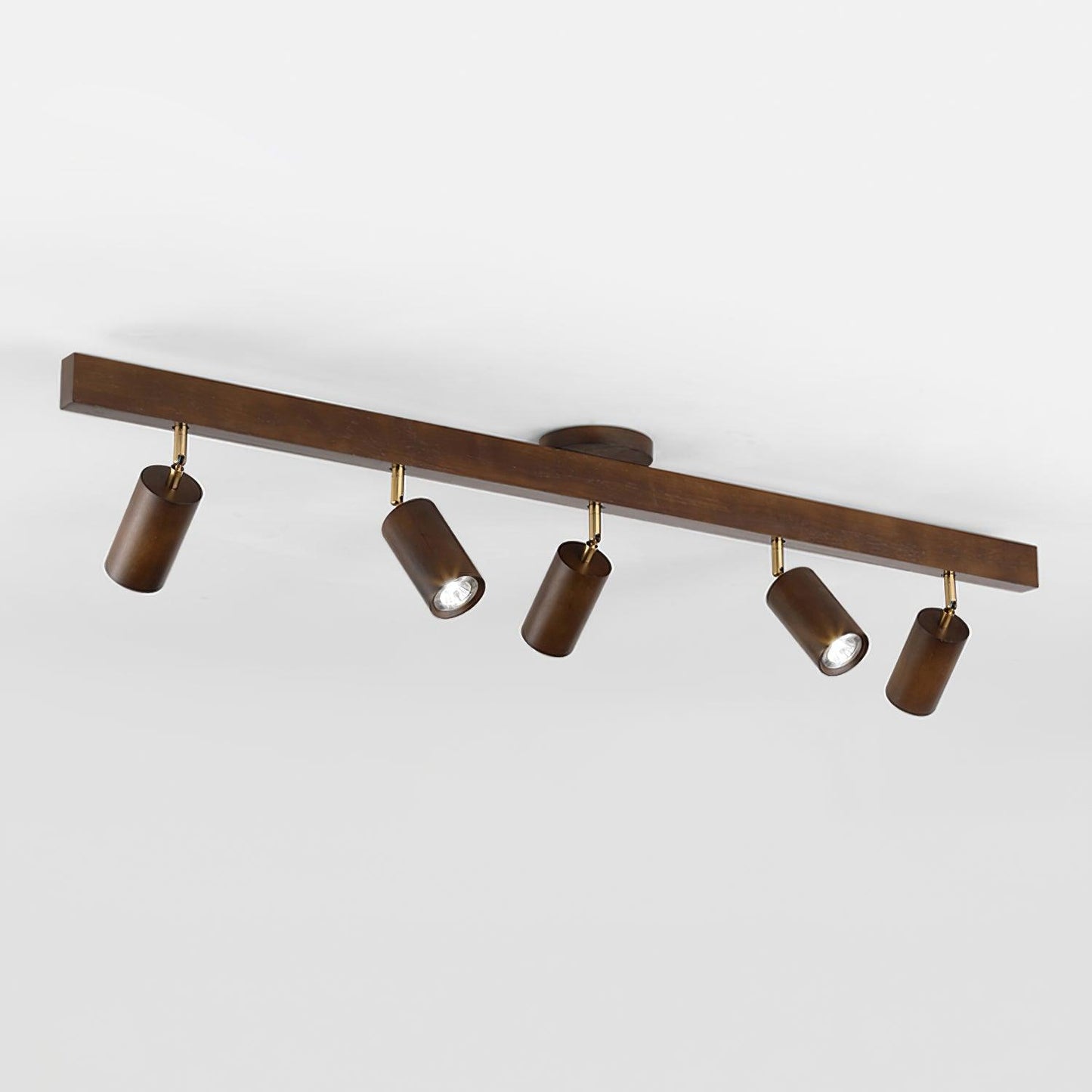 Orya - Houten Plafondlamp met Verstelbare Spots