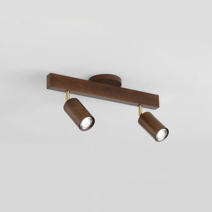 Orya - Houten Plafondlamp met Verstelbare Spots