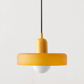 Selva - Bauhaus Retro Hanglamp Gekleurd Glas