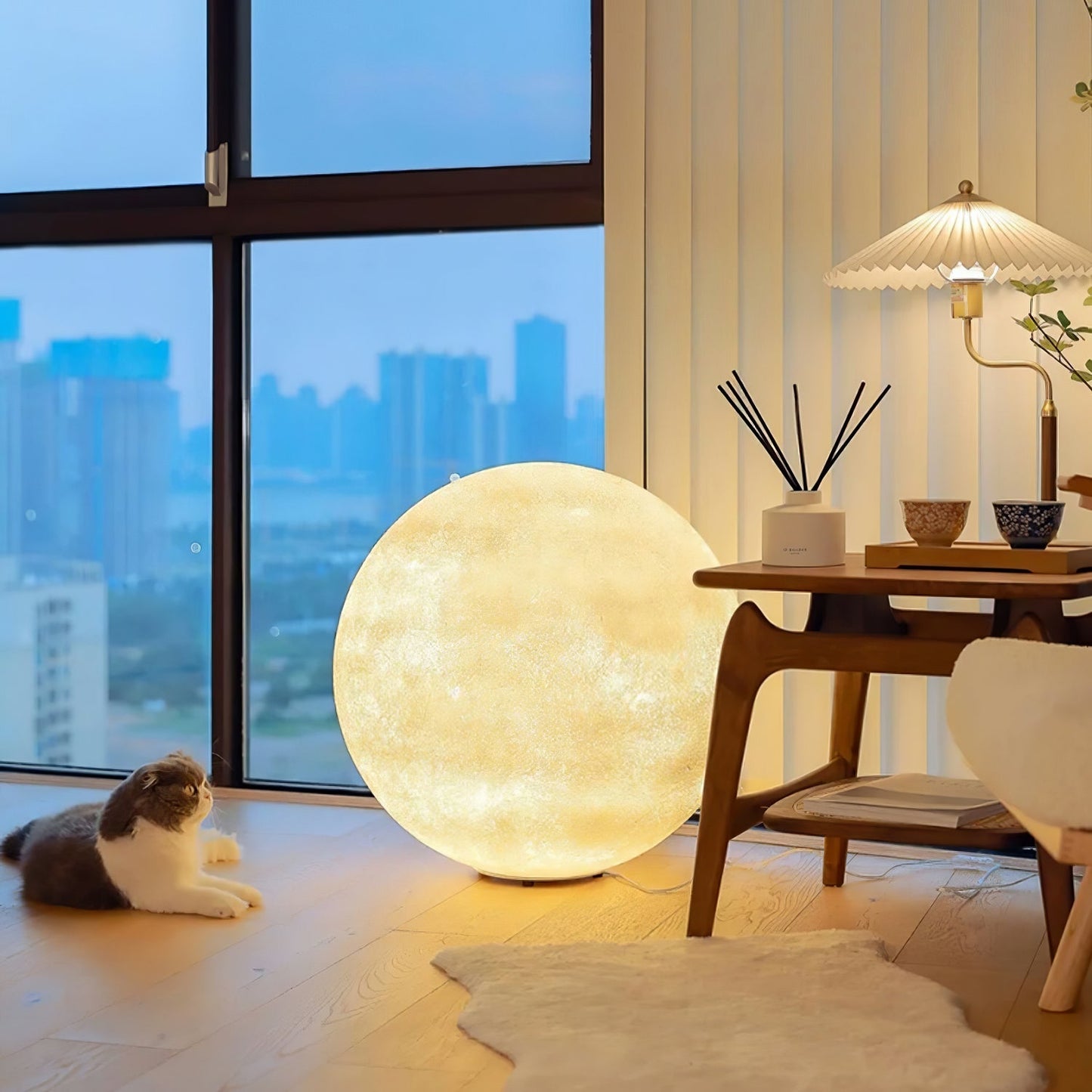 Lira - Maanlamp Vloerlamp