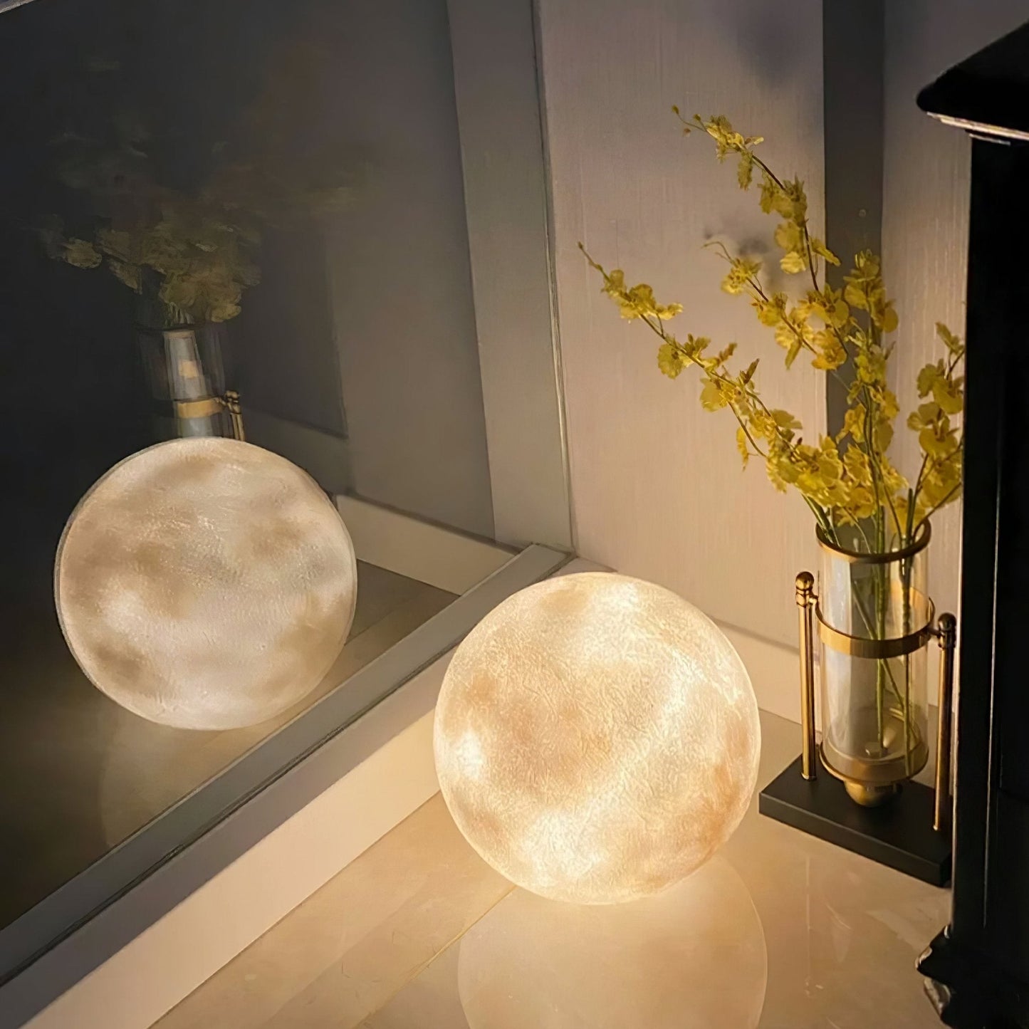 Lira - Maanlamp Vloerlamp