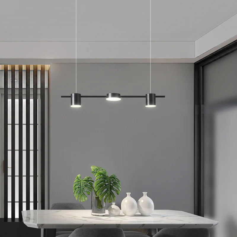 Nevio - Lineaire LED Hanglamp met Spots Modern