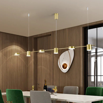 Nevio - Lineaire LED Hanglamp met Spots Modern