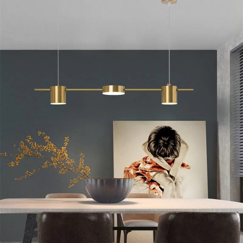 Nevio - Lineaire LED Hanglamp met Spots Modern