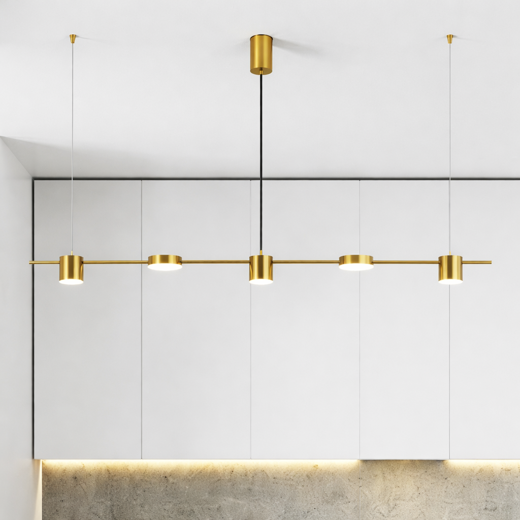 Nevio - Lineaire LED Hanglamp met Spots Modern