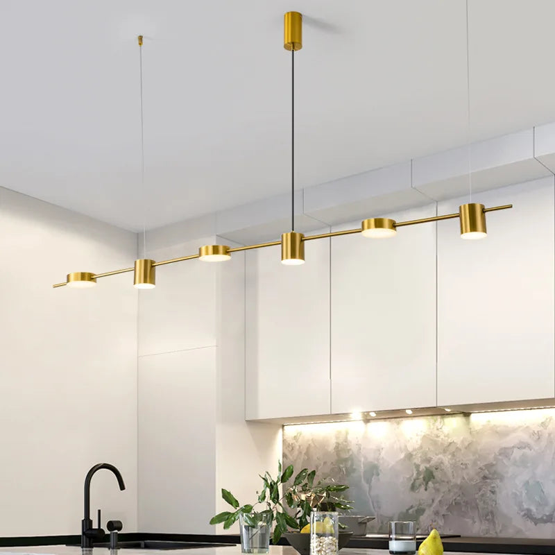 Nevio - Lineaire LED Hanglamp met Spots Modern
