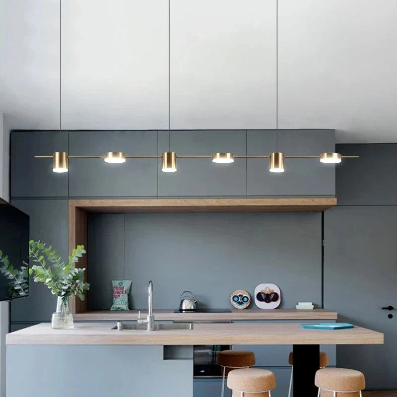 Nevio - Lineaire LED Hanglamp met Spots Modern