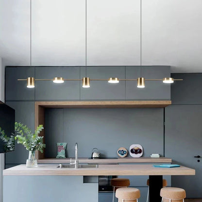 Nevio - Lineaire LED Hanglamp met Spots Modern