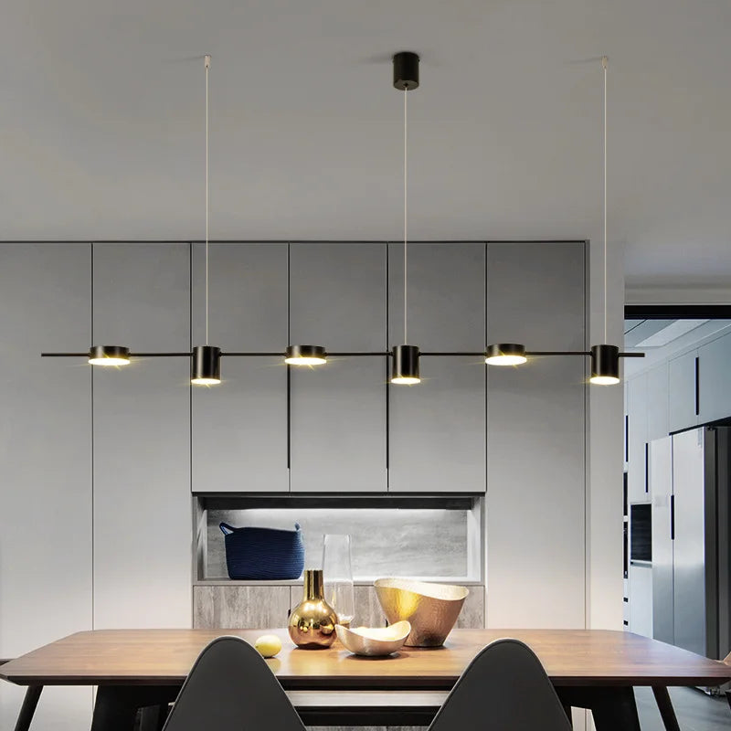 Nevio - Lineaire LED Hanglamp met Spots Modern