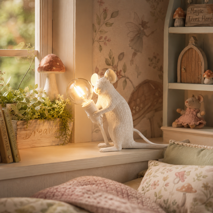 Nilo - Muis Tafellamp van Resin LED Nachtlampje