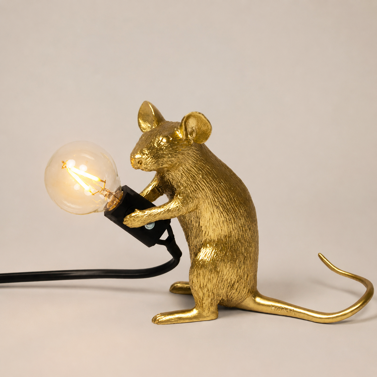 Nilo - Muis Tafellamp van Resin LED Nachtlampje