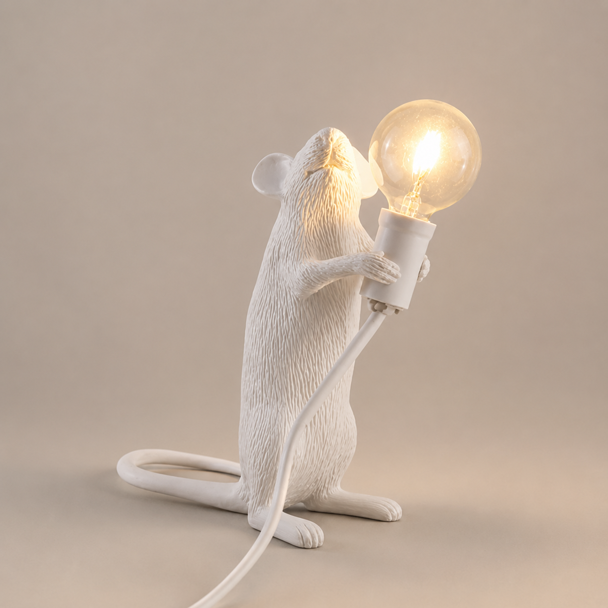 Nilo - Muis Tafellamp van Resin LED Nachtlampje