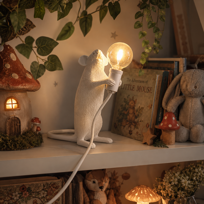Nilo - Muis Tafellamp van Resin LED Nachtlampje