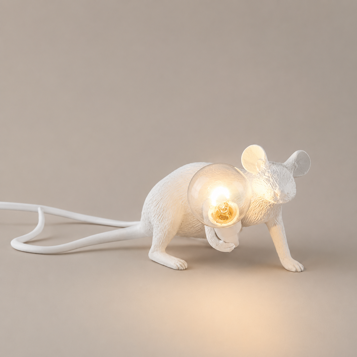 Nilo - Muis Tafellamp van Resin LED Nachtlampje