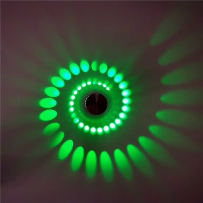 Nimbo - Kleine LED Wandlamp met Spiraal Lichteffect