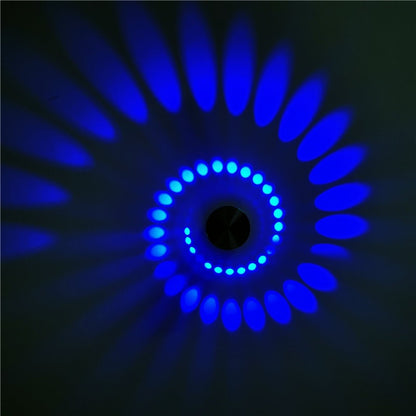 Nimbo - Kleine LED Wandlamp met Spiraal Lichteffect