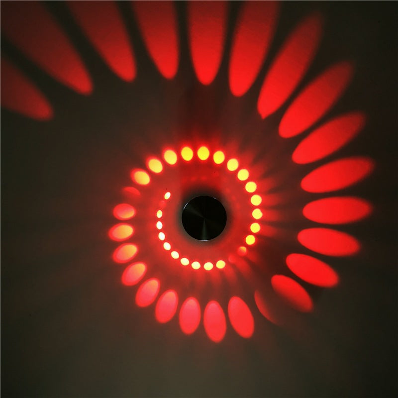 Nimbo - Kleine LED Wandlamp met Spiraal Lichteffect