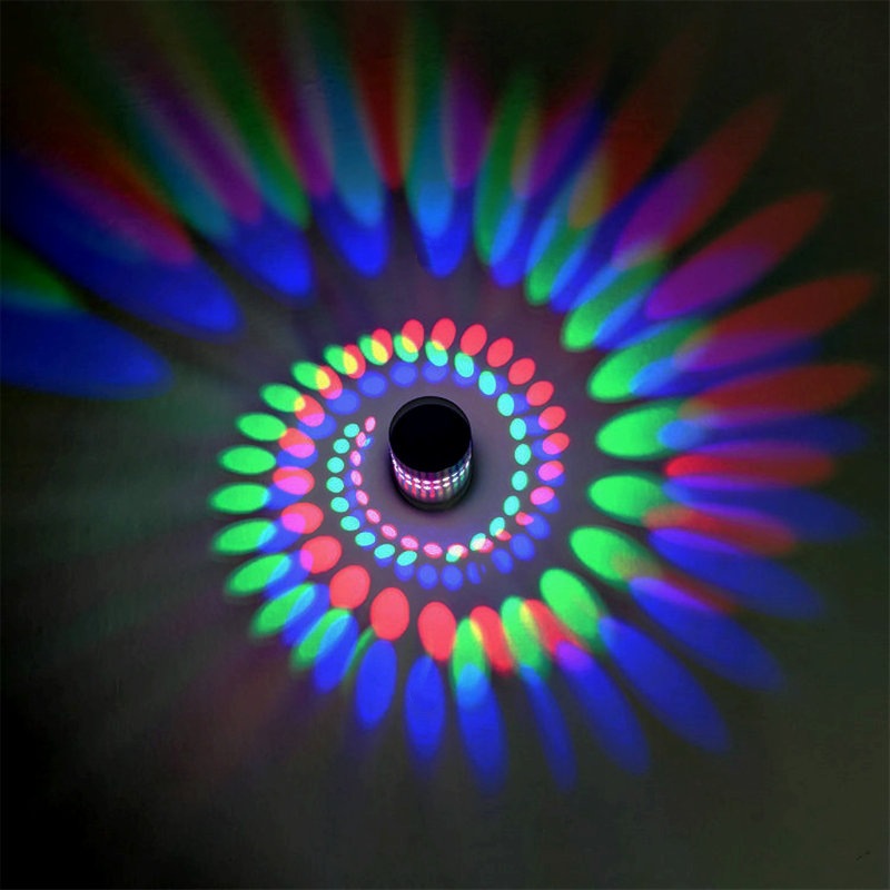 Nimbo - Kleine LED Wandlamp met Spiraal Lichteffect