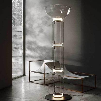 Nela - Moderne Glazen Vloerlamp LED