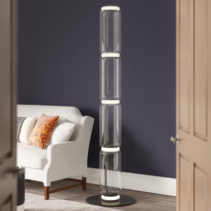 Nela - Moderne Glazen Vloerlamp LED