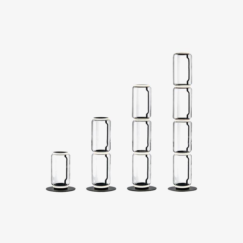 Nela - Moderne Glazen Vloerlamp LED