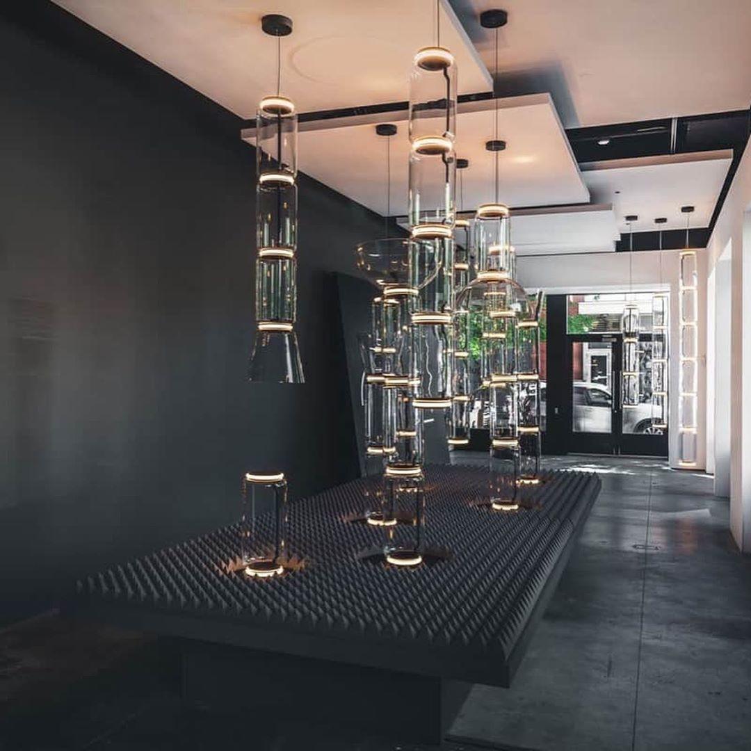 Nela - Moderne Glazen Vloerlamp LED