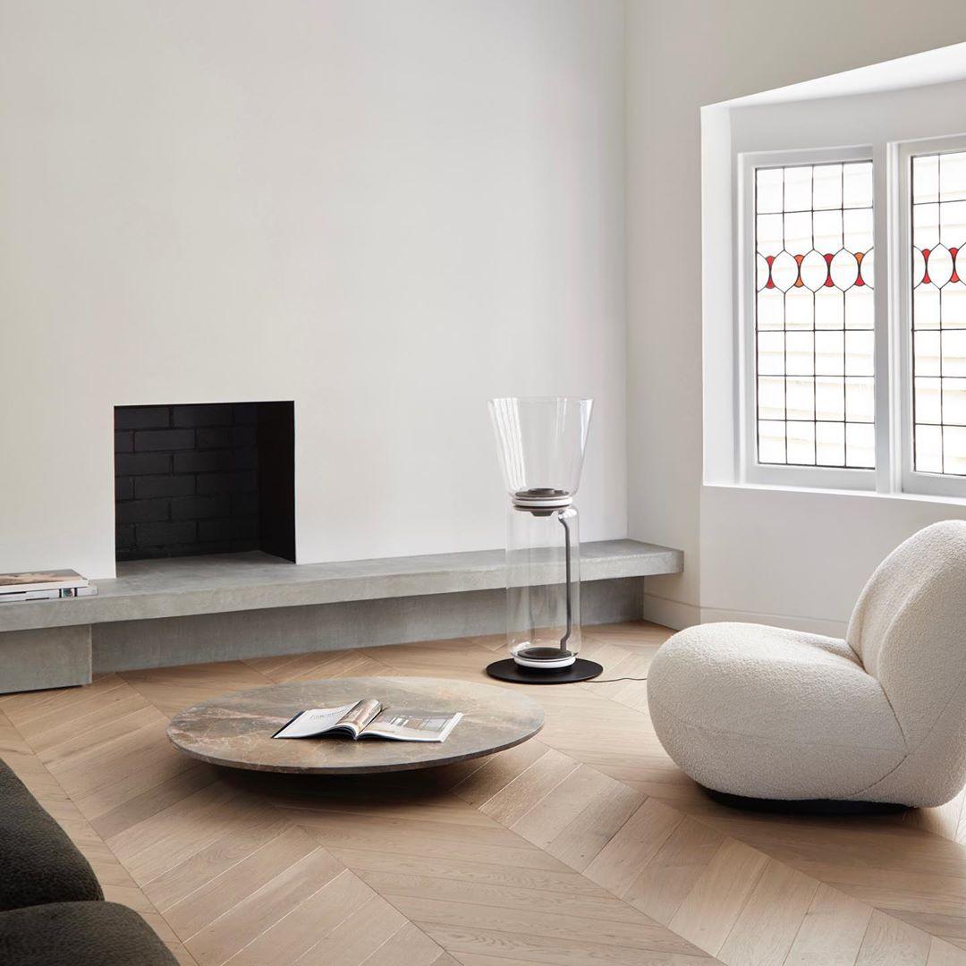 Nela - Moderne Glazen Vloerlamp LED