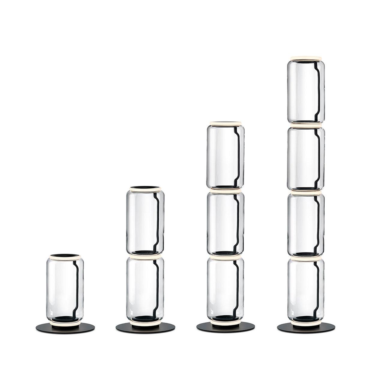 Nela - Moderne Glazen Vloerlamp LED