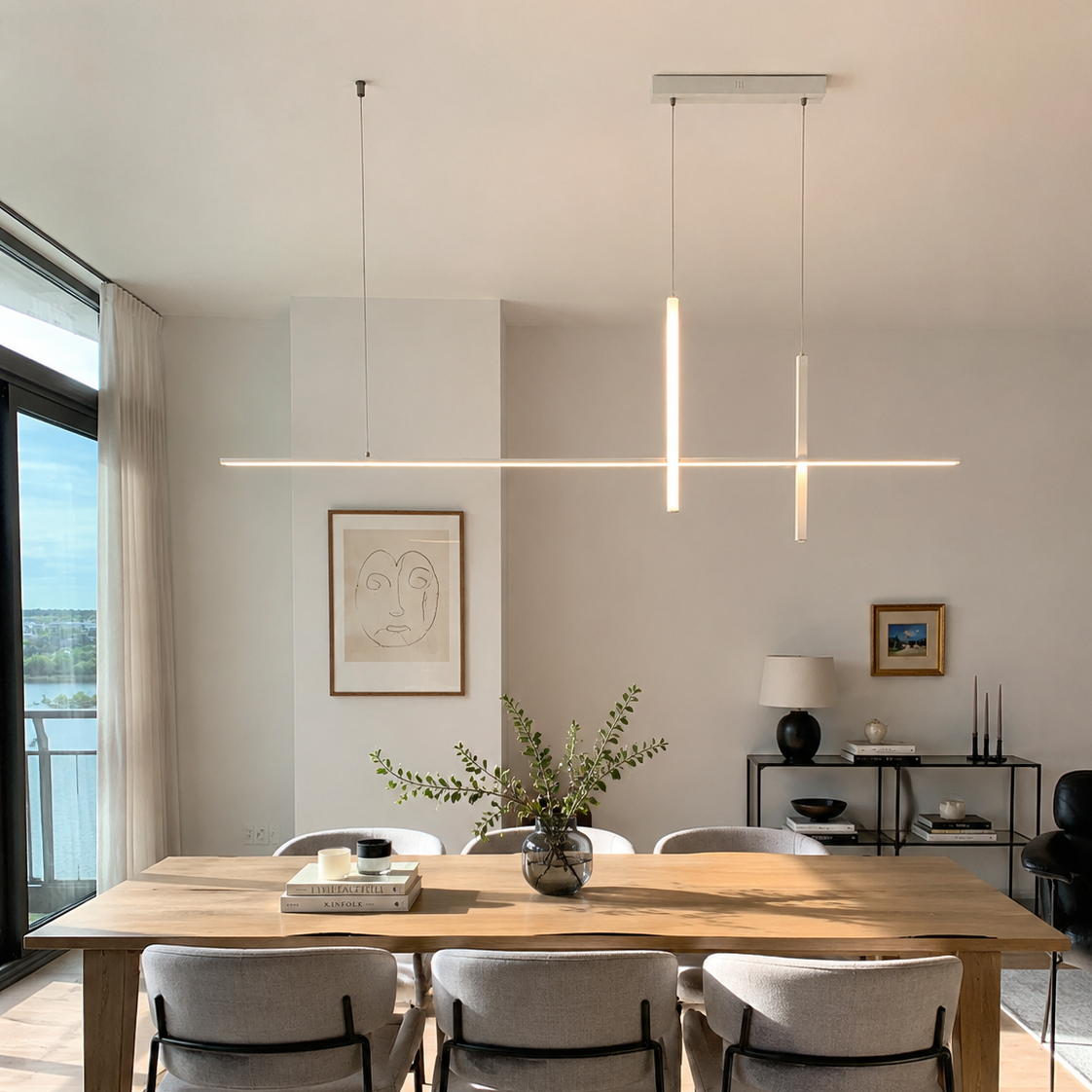 Nyla - Lineaire LED Hanglamp Modern