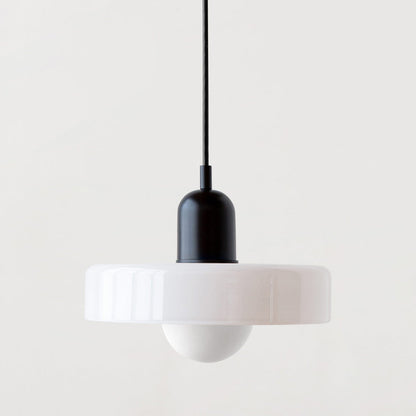 Selva - Bauhaus Retro Hanglamp Gekleurd Glas