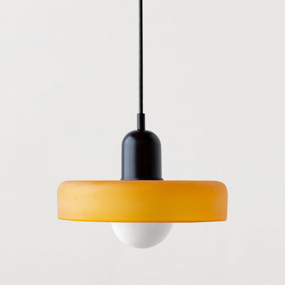 Selva - Bauhaus Retro Hanglamp Gekleurd Glas